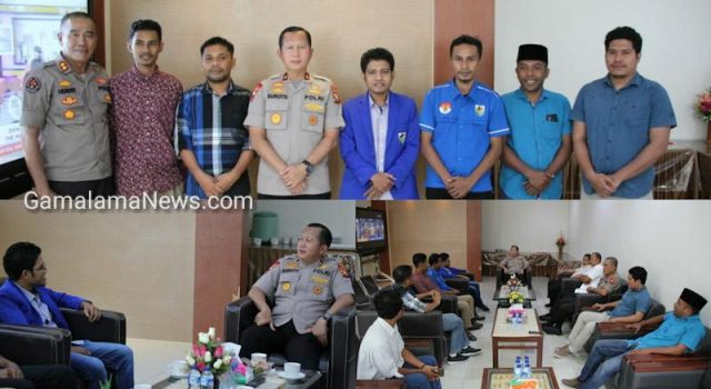 KNPI Malut Sambangi Polda Malut