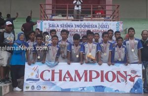 Tim Tidore Utara dari SMP Negeri 2 Juarai Final GSI