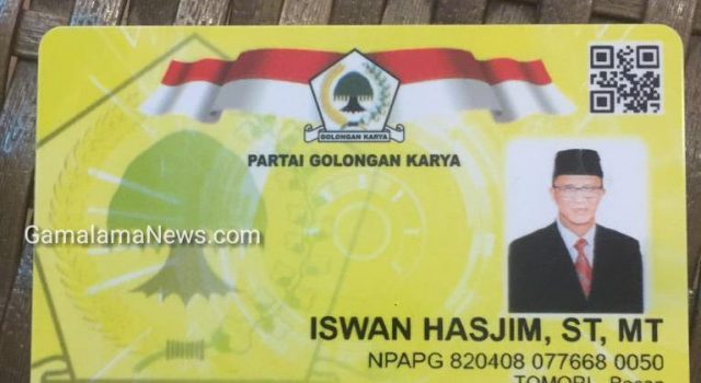 Jelang 2020, Iswan Hasjim Kantongi KTA Golkar