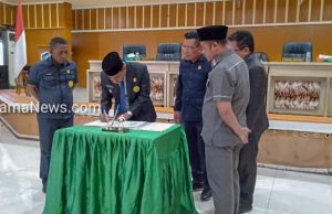 DPRD Morotai Gelar Paripurna Penandatanganan Nota Kesepakatan Dokumen KUA-PPAS APBD-P 2019