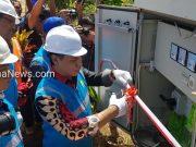 Jelang HUT RI ke 74, Warga Empat Desa di Halmahera Barat Nikmati Listrik