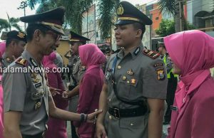 Kapolres Pimpin Sertijab Tiga Pejabat
