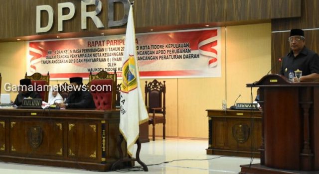 DPRD Tidore Gelar Rapat Paripurna Ke-4 dan Ke-5 Masa Persidangan III Tahun 2019