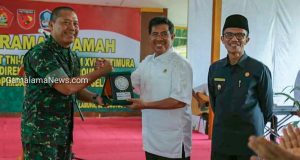 Dankodiklat TNI AD, Pangdam XVI/PTM dan PT Harita Grub Berbagi