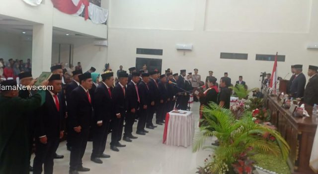 Anggota DPRD Tidore Periode 2019-2024 Dilantik