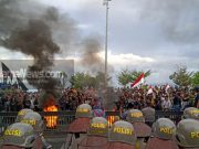 Unjuk Rasa Menolak RUU KUHP di Ternate Ricuh, Satu Anggota Satpol PP Terkena Lemparan Batu