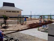 Dikbud Morotai Bangun Tempat Permainan Anak di Lokasi WFC