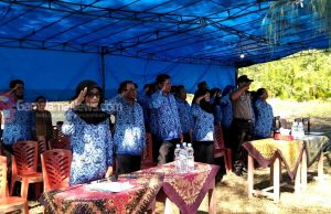 Gudep Lagae Chekel SMK Negeri 2 Halteng Gelar Upacara Peringatan Hari Sumpah Pemuda