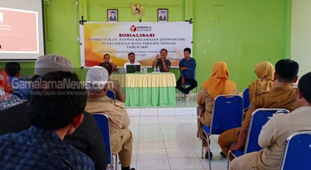 Bawaslu Kota Ternate Lakukan Sosialisasi Pembentukan Panwascam pada Pemilihan Wali Kota dan Wakil Wali Kota 2020