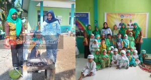 Cegah Stunting, PAUD Hi. Achmad Syukur Berikan Edukasi Bakar Ikan Bagi Siswa Siswi