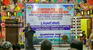 Wawali Tidore Hadiri Acara Pelantikan Pengurus Karang Taruna Akebay Mandiri