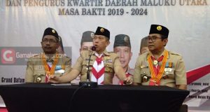 Sekjen Kwarnas Resmi Lantik Kwarda Pramuka dan Mabida Malut