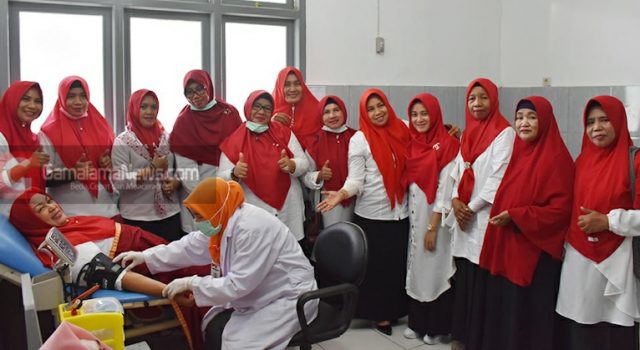 DPW Tidore Lakukan Kegiatan Rutin Triwulan Donor Darah