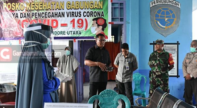 Wawali Tidore Pantau Posko Covid-19