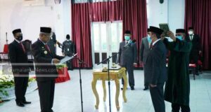 Wali Kota Ali Ibrahim Lantik Pj Sekda Tikep