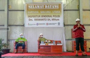 Kunjungan ke Halmahera Selatan, Kapolda Malut Tinjau Pembangunan Hilirisasi Nikel di Obi