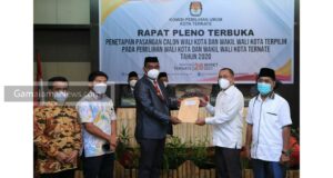 KPU Sahkan TULUS Jadi Wali Kota dan Wakil Wali Kota Ternate