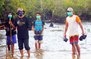 6.900 Bibit Mangrove di Tanam Kelompok Binaan HARITA Nickel dan Unkhair