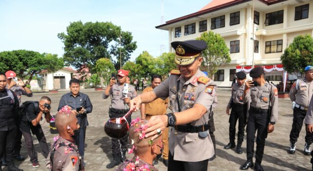 Wakapolda Malut Pimpin Upacara Pembukaan Pendidikan Brigadir Polri Tahun 2023